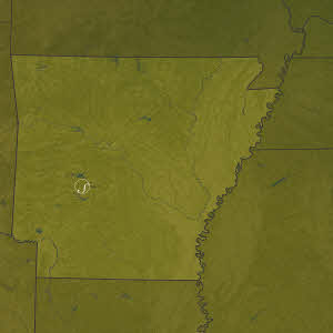 State of Arkansas with Speach logo